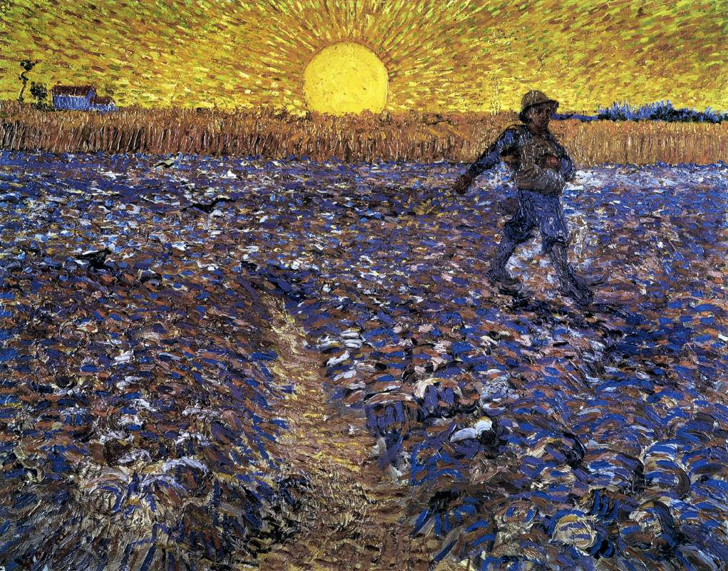 The Sower Vincent Van Gogh Fine Art Biblio