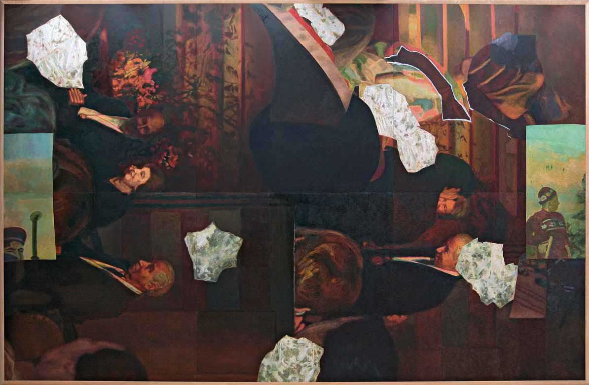 Painting With the Black Spot # 2 Triptych | Ilya Kabakov | Fine