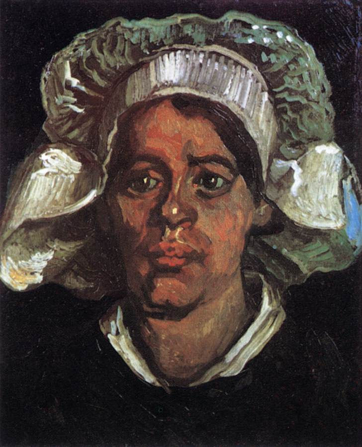 head of peasant woman