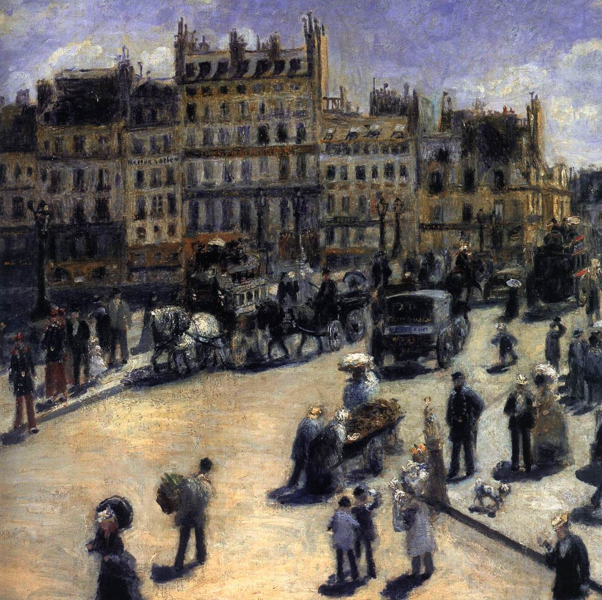 ▷ Painting Le Pont Neuf rive gauche by Dontu Grigore