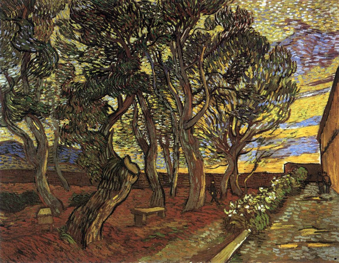 The Garden of Saint-Paul Hospital | Vincent van Gogh | Fine Art Biblio